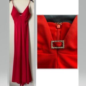 Women's Red Evening Dress
